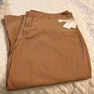 Nordstrom Tan Chinos Versatile Cotton Twill